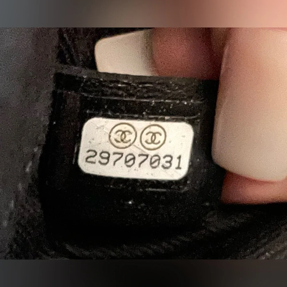 CHANEL Black Canvas Pearl Large Deauville Tote - Picture 10 of 10